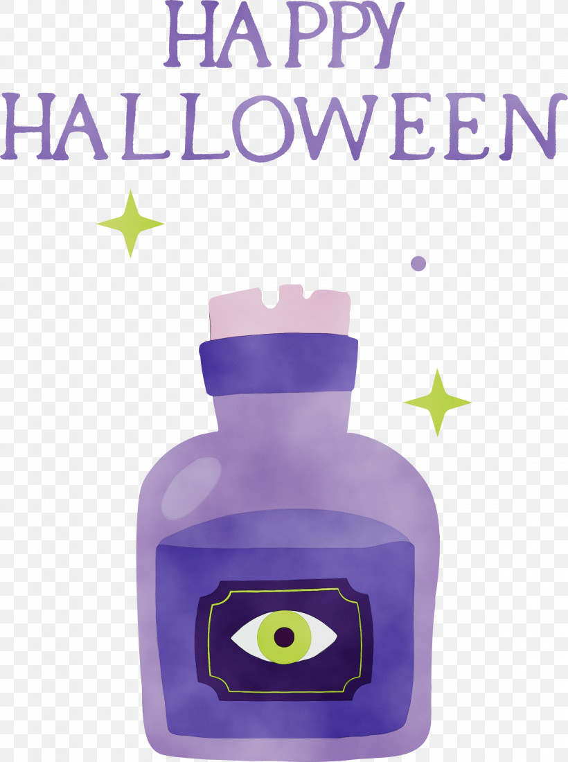 Glass Bottle Glass Bottle Font Perfume, PNG, 2236x3000px, Happy Halloween, Bottle, Glass, Glass Bottle, Meter Download Free
