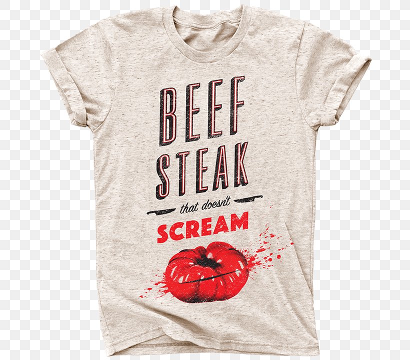 Printed T-shirt Sleeve Cotton Polyester, PNG, 720x720px, Tshirt, Animal Cracker, Beefsteak, Brand, Clothing Download Free
