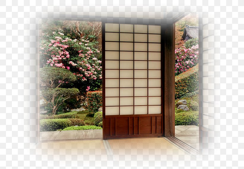 Sanzen-in Window Wall Shōji Japanese Garden, PNG, 713x568px, Window, Door, Facade, Garden, House Download Free