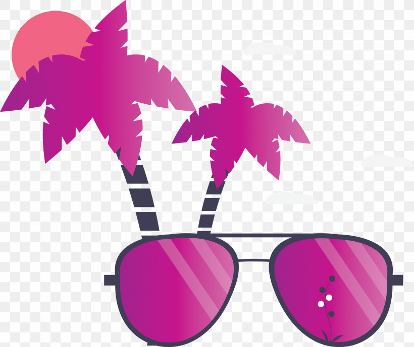 Summer, PNG, 3000x2523px, Summer, Aviator Sunglass, Eyewear, Glasses, Leaf Download Free
