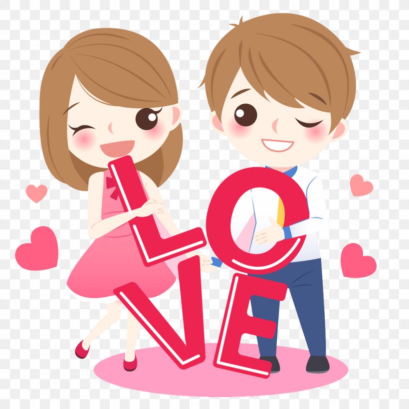 Cartoon Love Drawing, PNG, 1024x1024px, Watercolor, Cartoon, Flower, Frame,  Heart Download Free