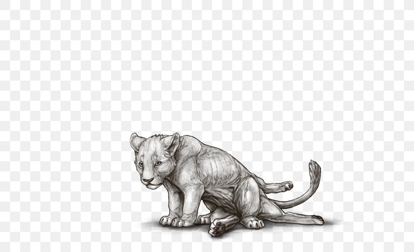 Lion Tiger Cat Dog, PNG, 640x500px, Lion, Animal, Artwork, Big Cats, Black And White Download Free