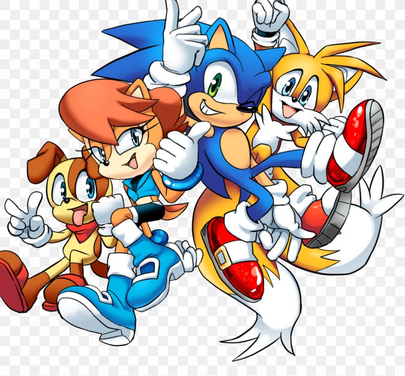 Sonic The Hedgehog Princess Sally Acorn Tails Metal Sonic, PNG, 1024x951px, Sonic The Hedgehog, Archie Comics, Art, Artwork, Cartoon Download Free