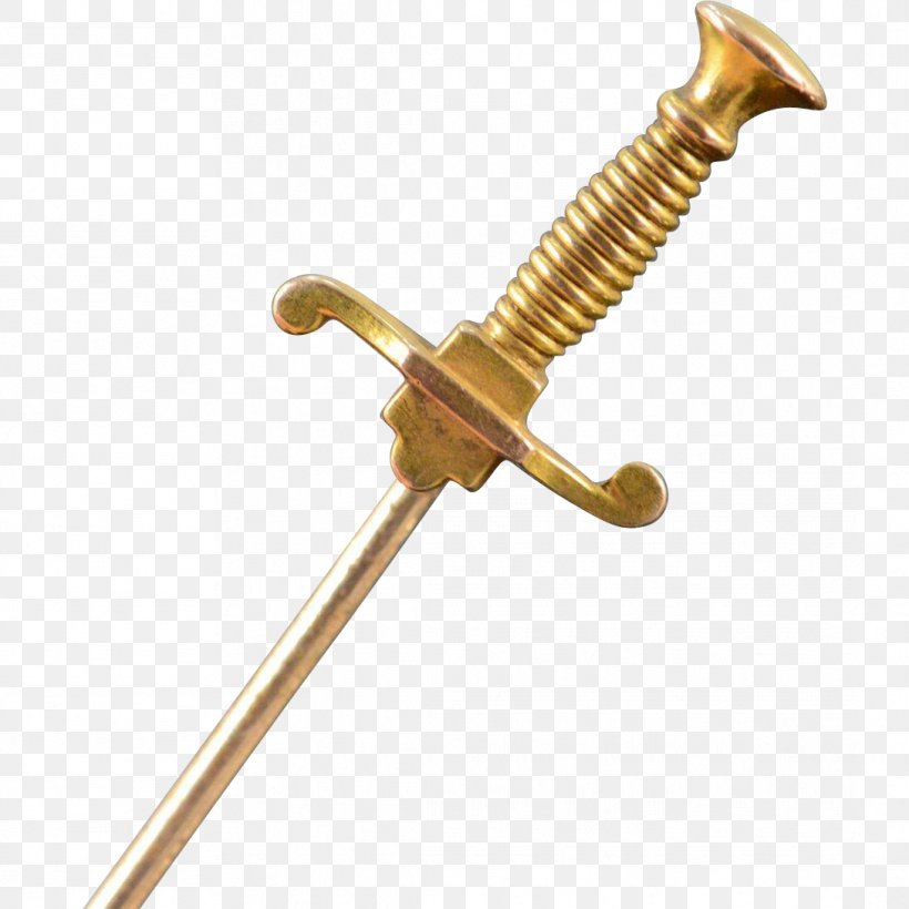 Sword Gold Tie Pin Handle, PNG, 1089x1089px, Sword, Antique, Brass, Brooch, Cold Weapon Download Free