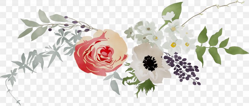Floral Design Garden Roses Cut Flowers Flower Bouquet, PNG, 6539x2793px, Floral Design, Anemone, Botany, Branching, Cut Flowers Download Free