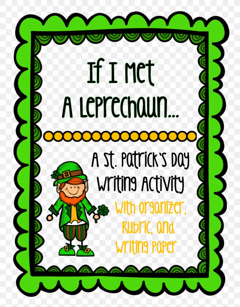 Leprechaun Traps Writing Letter Saint Patrick's Day, PNG, 851x1089px, Leprechaun, Area, Education, Grass, Green Download Free