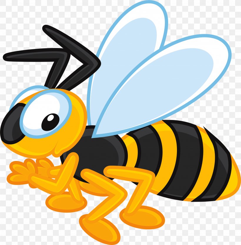 Honey Bee Insect Beehive Clip Art, PNG, 3510x3560px, Bee, Animal, Animal Figure, Artwork, Beehive Download Free