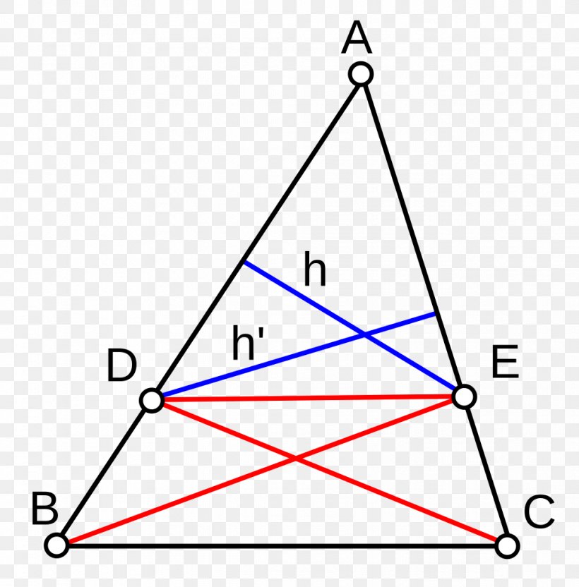 Intercept Theorem Thales's Theorem Triangle Pythagorean Theorem, PNG, 1009x1024px, Intercept Theorem, Area, Diagram, Geometry, Mathematical Proof Download Free