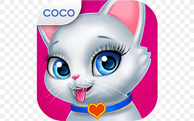 Kitty Love, PNG, 512x512px, Cat, Android, Cartoon, Ear, Felidae Download Free