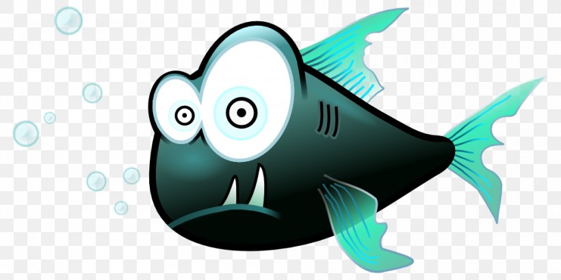 Piranha Free Content Clip Art, PNG, 1000x500px, Piranha, Cartoon, Fictional Character, Fish, Free Content Download Free