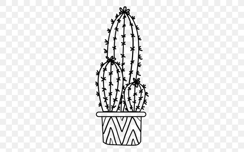 Silhouette Cactaceae, PNG, 512x512px, Silhouette, Area, Black And White, Cactaceae, Cactus Flower Download Free