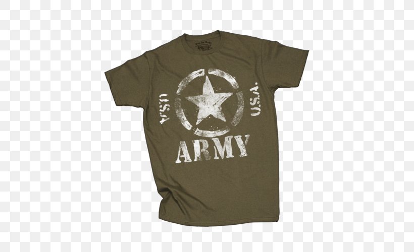 T-shirt United States Army Military, PNG, 500x500px, Tshirt, Active Shirt, Army, Brand, Cap Download Free