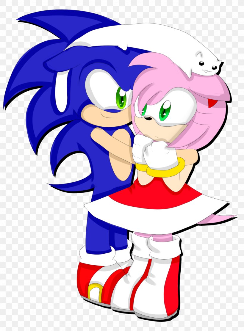 Amy Rose Sonic The Hedgehog 2 Doctor Eggman SegaSonic The Hedgehog, PNG, 1024x1390px, Watercolor, Cartoon, Flower, Frame, Heart Download Free