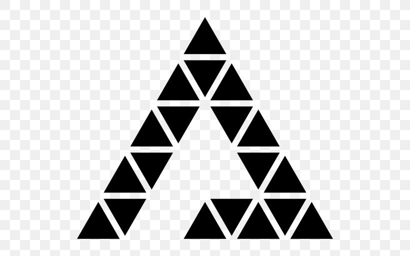 Triangle Shape Clip Art, PNG, 512x512px, Triangle, Area, Black, Black And White, Geometric Shape Download Free
