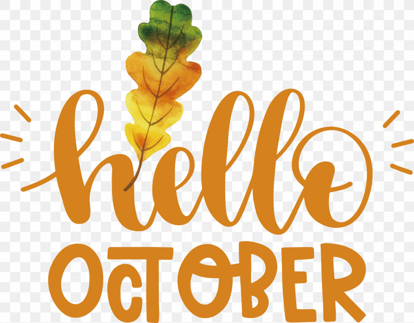 Hello October October, PNG, 3000x2347px, Hello October, Biology, Commodity, Flower, Fruit Download Free