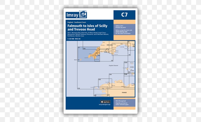 Imray Chart C6: Salcombe To Lizard Point Nautical Chart Admiralty Chart Thames Estuary, PNG, 500x500px, Nautical Chart, Admiralty Chart, Book, Chart, Diagram Download Free