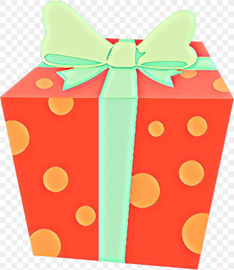 Polka Dot, PNG, 892x1028px, Orange, Gift Wrapping, Polka Dot, Present, Ribbon Download Free
