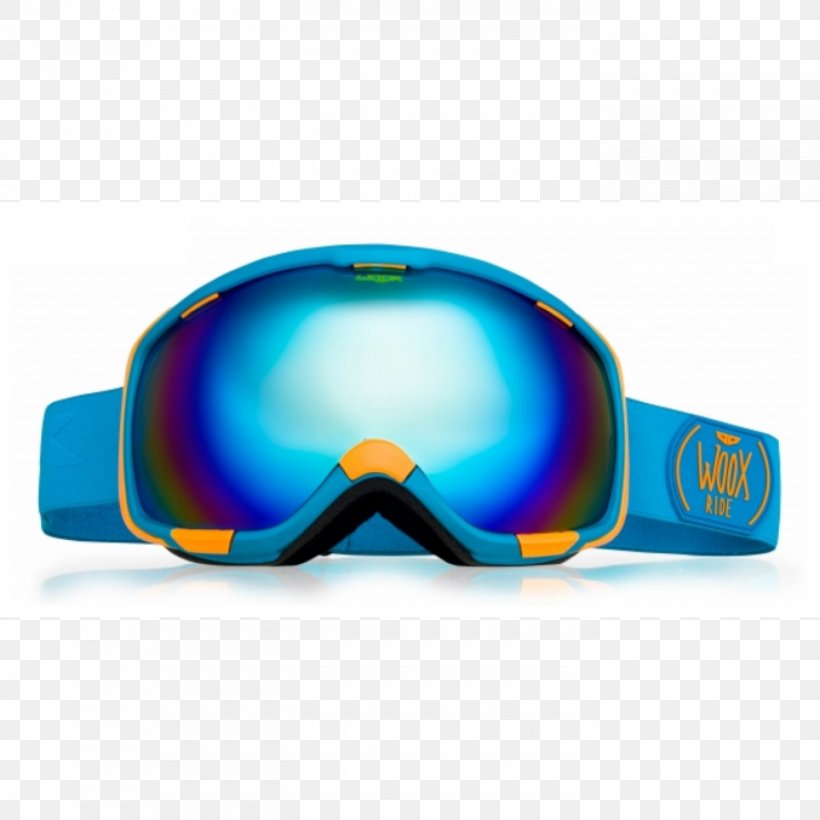 Snow Goggles Glasses Snowboarding, PNG, 1400x1400px, Goggles, Aqua, Blue, Cobalt Blue, Electric Blue Download Free