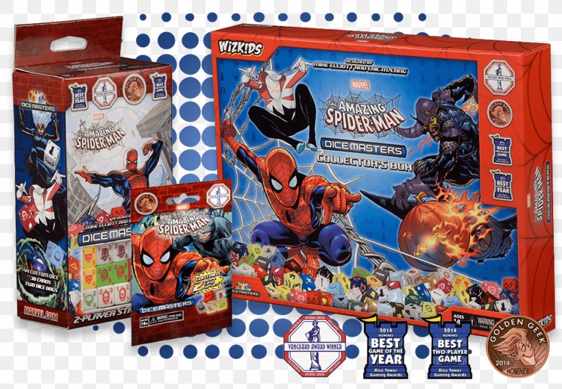 Spider-Man Game WizKids Marvel Comics Dice, PNG, 1010x700px, Spiderman, Amazing Spiderman, Collecting, Dice, English Download Free