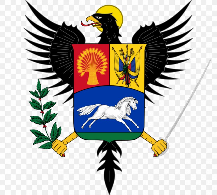 United States Of Venezuela Coat Of Arms Of Venezuela Gran Colombia, PNG, 942x848px, Coat Of Arms Of Venezuela, Beak, Bird, Coat Of Arms, Crest Download Free