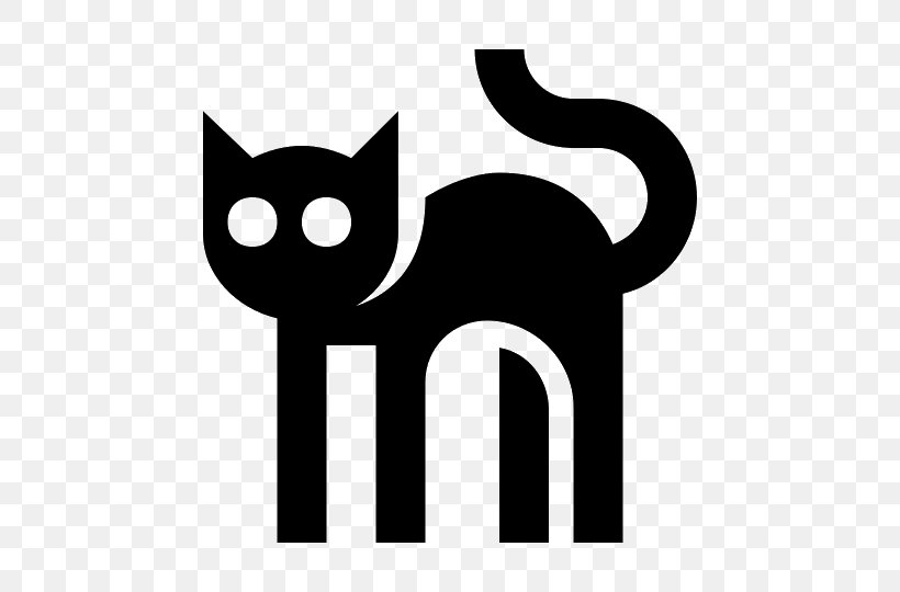 Black Cat Whiskers Clip Art, PNG, 540x540px, Black Cat, Black, Black And White, Carnivoran, Cat Download Free