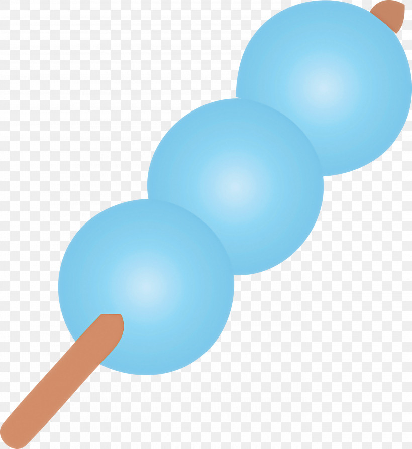 Dango Food, PNG, 2750x3000px, Dango, Balloon, Food, Party Supply, Turquoise Download Free