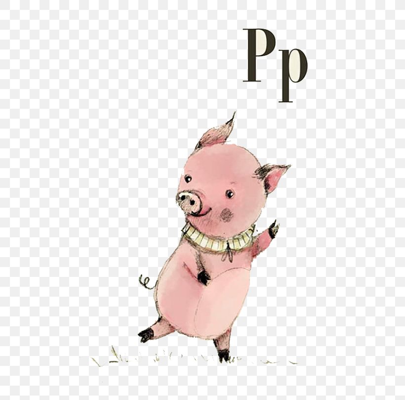 Domestic Pig Illustrator Art Illustration, PNG, 564x809px, Domestic Pig, Animal Print, Art, Drawing, Illustrator Download Free