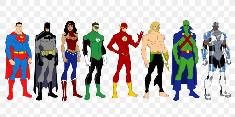 Justice League YouTube Superhero Clip Art, PNG, 1264x632px, Justice League, Comic Book, Costume, Fashion Design, Fictional Character Download Free