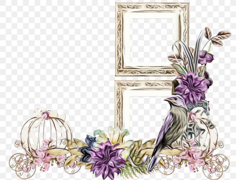 Picture Frame, PNG, 800x625px, Watercolor, Flower, Interior Design, Lavender, Paint Download Free