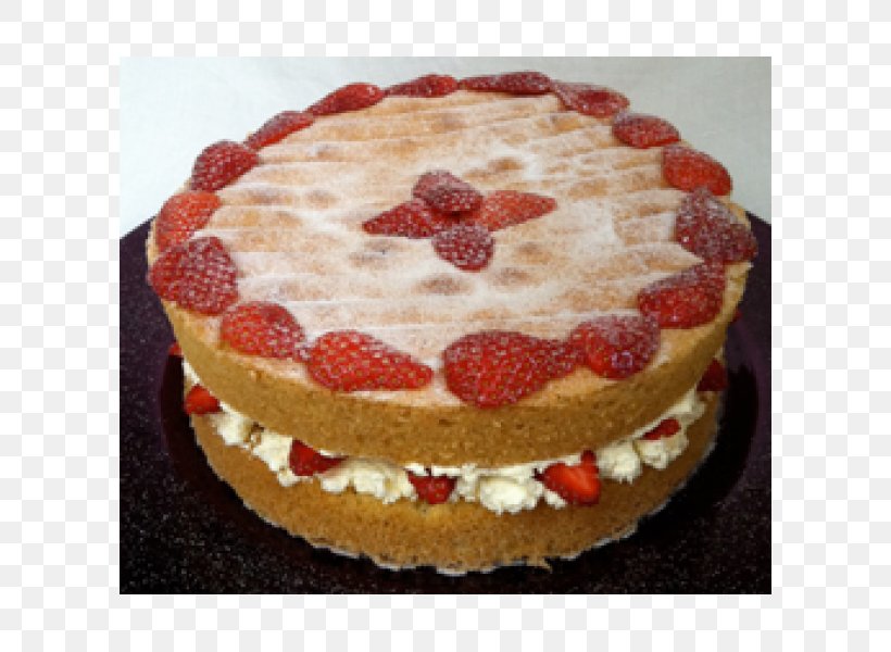 Sponge Cake Strawberry Pie Torte Cheesecake Cream, PNG, 600x600px, Sponge Cake, Baked Goods, Baking, Bavarian Cream, Berry Download Free