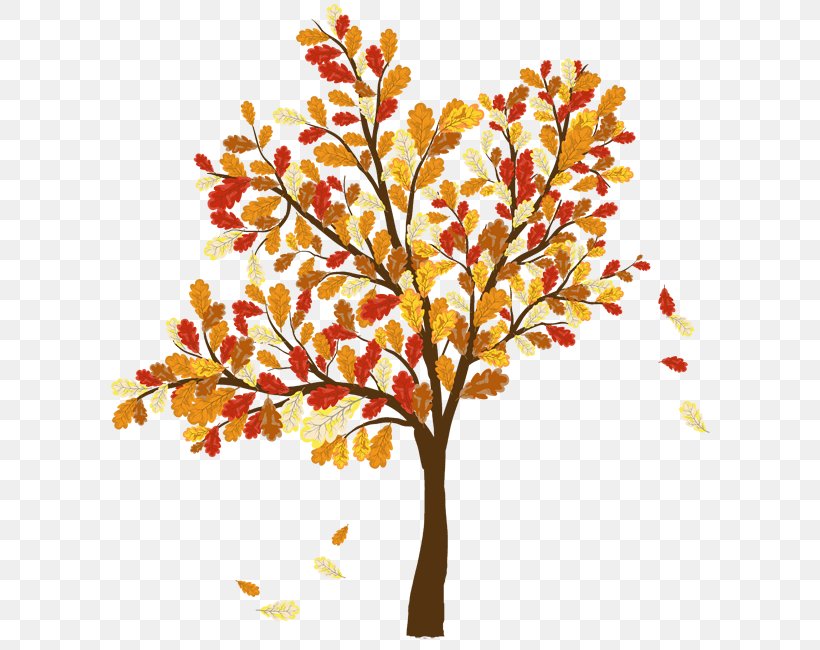 Autumn Leaf Color Tree Clip Art, PNG, 650x650px, Autumn Leaf Color, Autumn, Branch, Floral Design, Flower Download Free