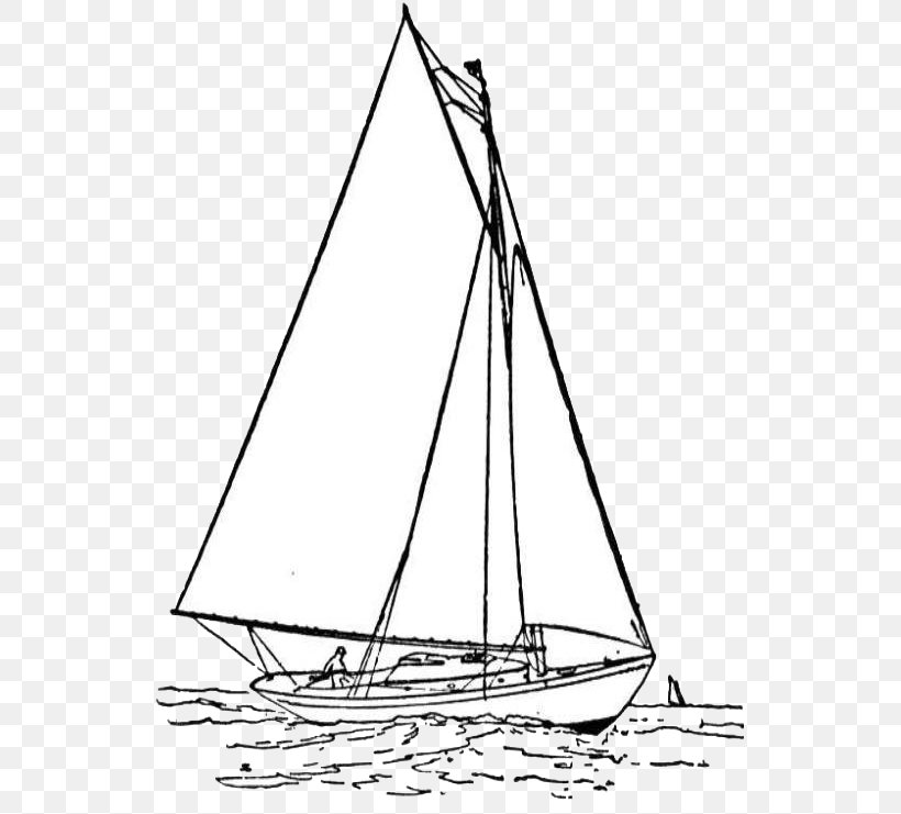 Sailboat Drawing Sailing Ship, PNG, 535x741px, Sailboat, Area, Baltimore Clipper, Black And White, Boat Download Free