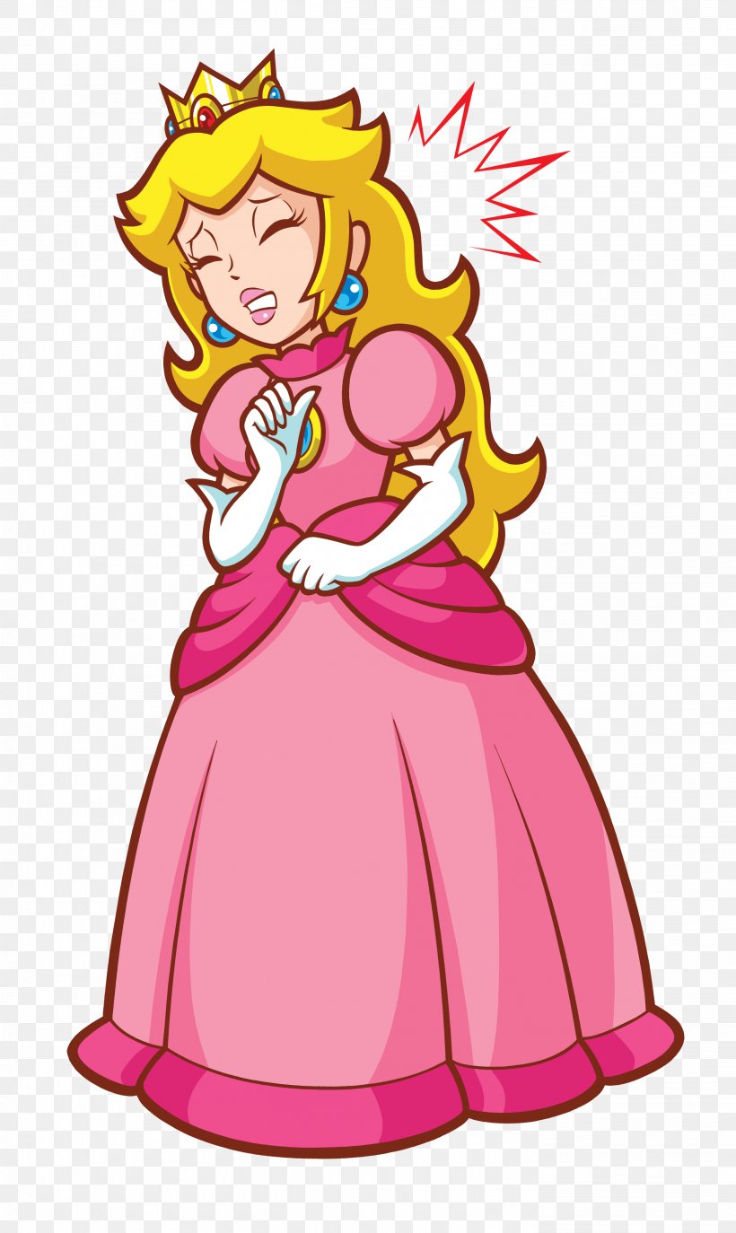 Super Princess Peach Super Mario Bros. Super Smash Bros. Melee, PNG, 2812x4713px, Princess Peach, Art, Artwork, Cartoon, Clothing Download Free