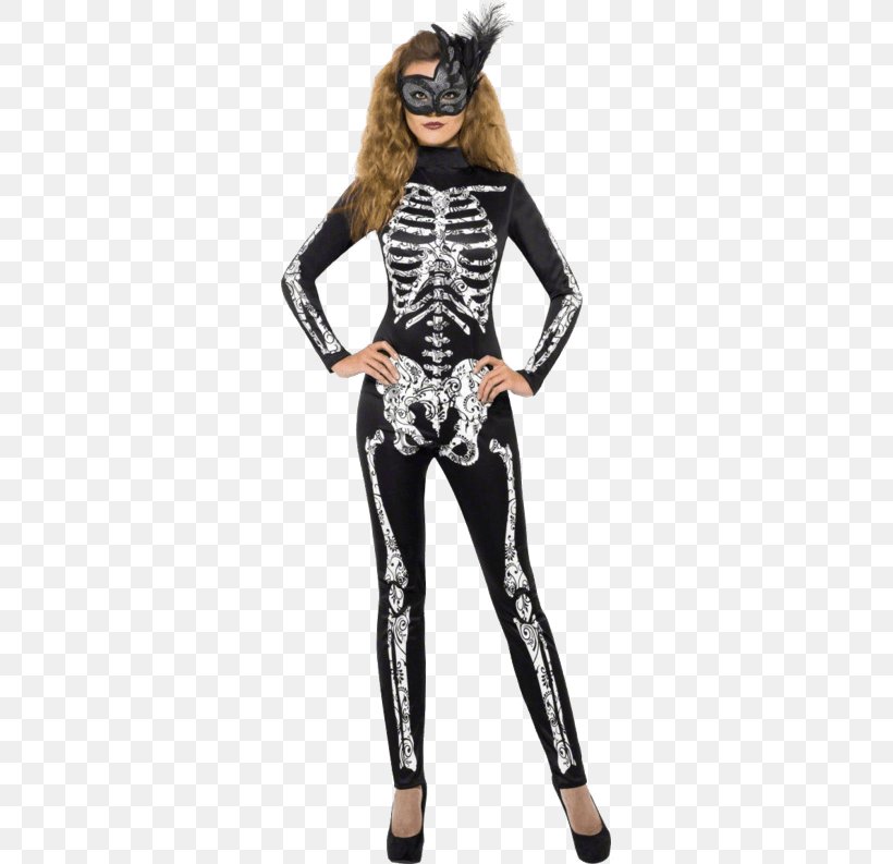 Costume Party Halloween Costume Catsuit Skeleton, PNG, 500x793px, Watercolor, Cartoon, Flower, Frame, Heart Download Free