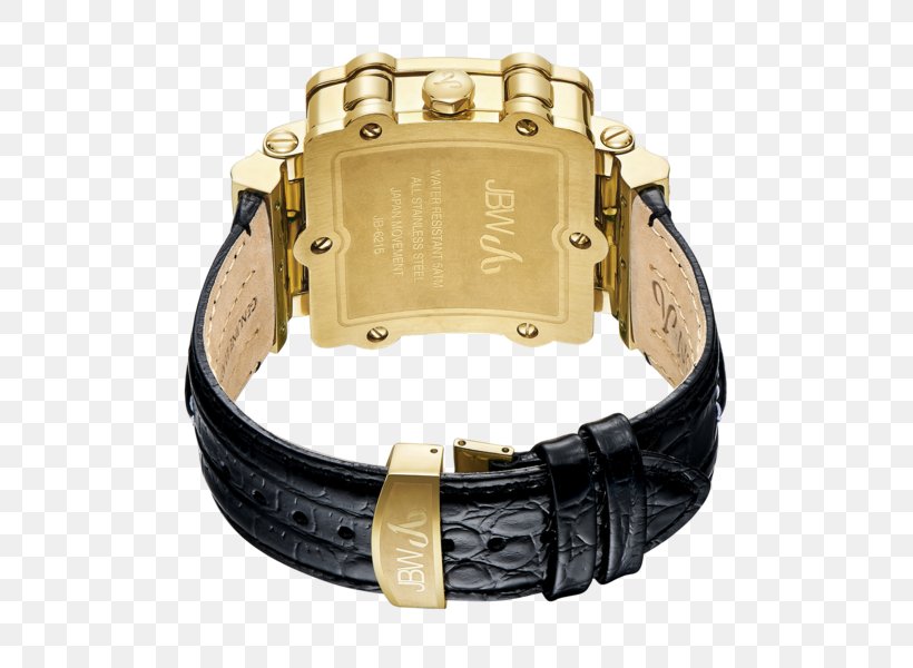 Watch Gold Leather Calfskin Diamond, PNG, 600x600px, Watch, Bracelet, Brand, Calfskin, Diamond Download Free