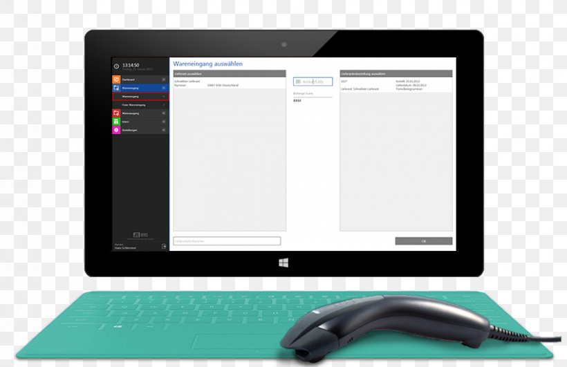 Ecom GmbH Warehouse Management System Warenwirtschaftssystem Barcode Gratis, PNG, 849x550px, Warehouse Management System, Barcode, Barcode Scanners, Brand, Computer Download Free