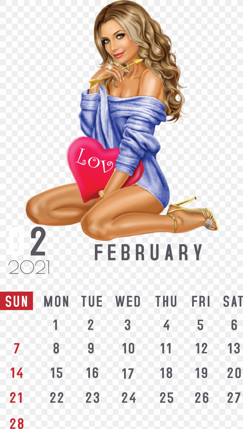 February 2021 Printable Calendar February Calendar 2021 Calendar, PNG, 1698x3000px, 2021 Calendar, Calendar, Calendar Date, Calendar System, Calendar Year Download Free
