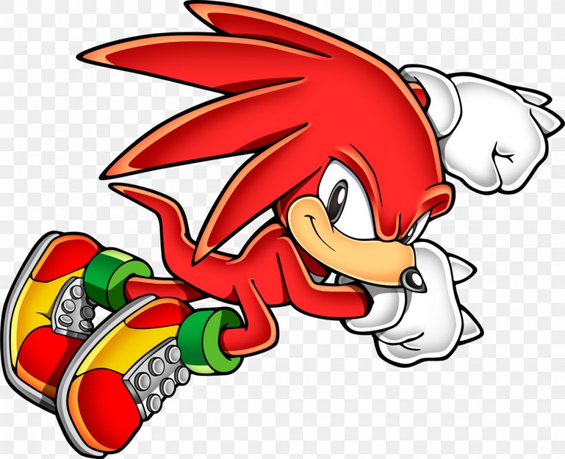 Sonic & Knuckles Sonic Mania Knuckles' Chaotix Sonic And The Secret Rings Knuckles The Echidna, PNG, 1024x833px, Sonic Knuckles, Area, Art, Artwork, Beak Download Free