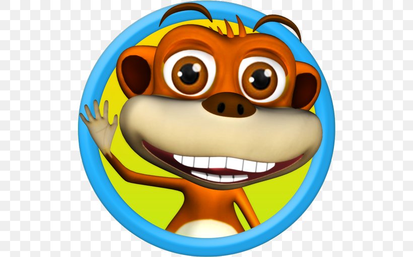 Talking Monkey My Talking Pig, PNG, 512x512px, Talking Monkey, Android, App Store, Aptoide, Cartoon Download Free