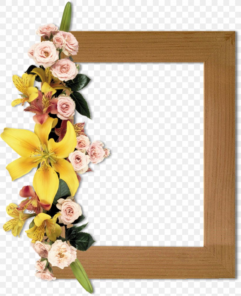 Picture Frames Floral Design Wood Mirror, PNG, 1301x1600px, Picture Frames, Art, Cut Flowers, Flora, Floral Design Download Free