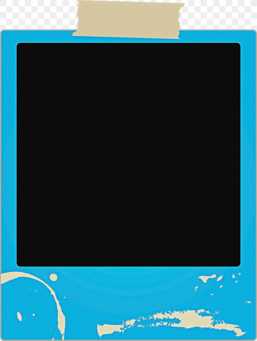 Polaroid Frame, PNG, 2260x3000px, Polaroid Frame, Cobalt Blue, Computer, Computer Monitor, Laptop Download Free