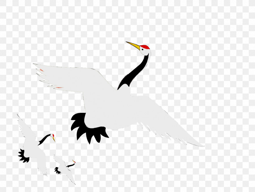 White Stork Ducks Birds Crane Water Bird, PNG, 1916x1440px, Watercolor, Beak, Birds, Computer, Crane Download Free