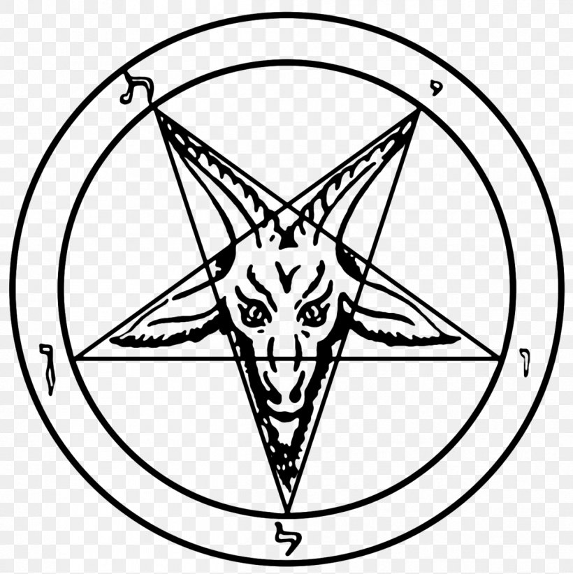 Church Of Satan Sigil Of Baphomet Satanism, PNG, 1196x1200px, Church Of Satan, Baphomet, Black, Black And White, Demon Download Free
