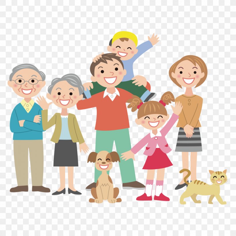 Editorial Cartoon Family, PNG, 1000x1000px, Family, Area, Art, Boy, Cartoon Download Free