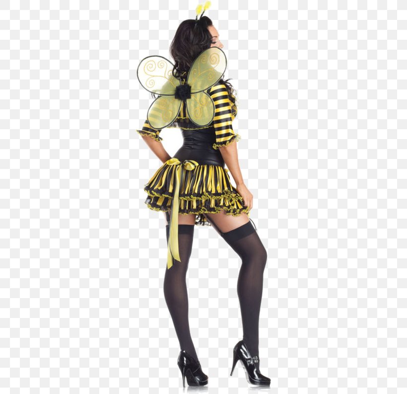 Halloween Costume Bee Dress Женская одежда, PNG, 500x793px, Watercolor, Cartoon, Flower, Frame, Heart Download Free