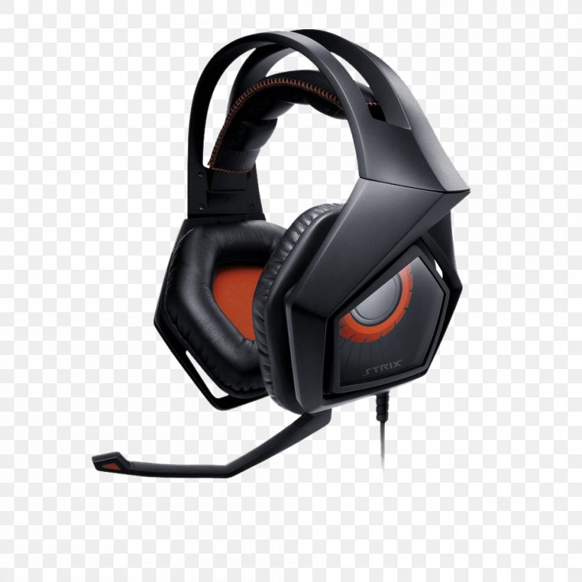 Microphone Headphones Video Game Audio Surround Sound, PNG, 1000x1000px, Microphone, Active Noise Control, Asus Strix 71, Audio, Audio Equipment Download Free