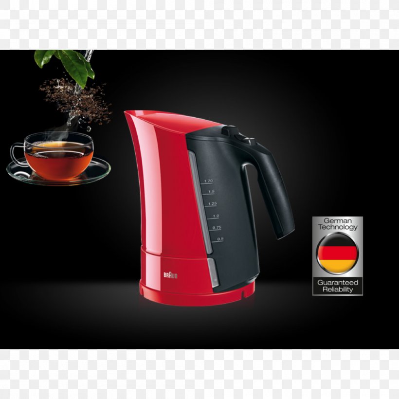 Bosch Twk Kettle TWK7203 Electric Kettle Home Appliance Braun, PNG, 1000x1000px, Kettle, Braun, Clothes Iron, Cup, Electric Kettle Download Free