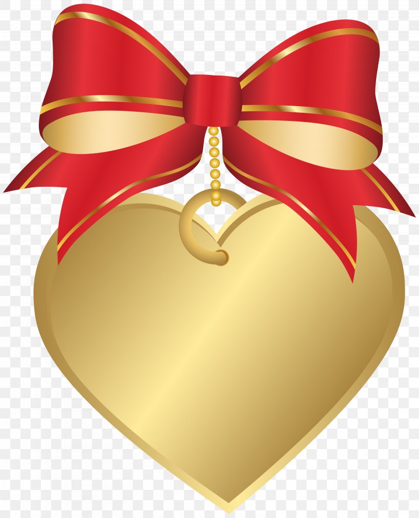Heart Desktop Wallpaper Valentine's Day Clip Art, PNG, 6463x8000px, Heart, Christmas Ornament, Gift, Gold, Html Download Free