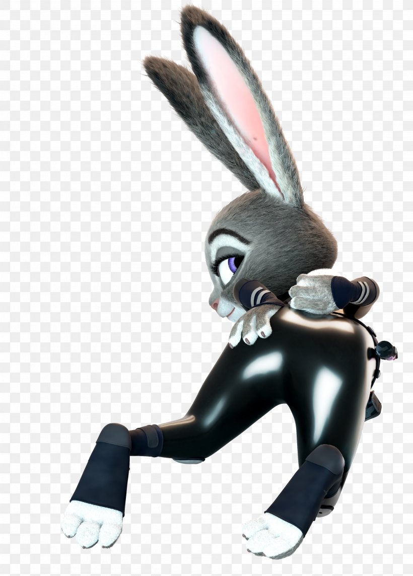 Rabbit Lt. Judy Hopps 3D Rendering 3D Computer Graphics, PNG, 2616x3652px,  3d Computer Graphics, 3d Rendering,