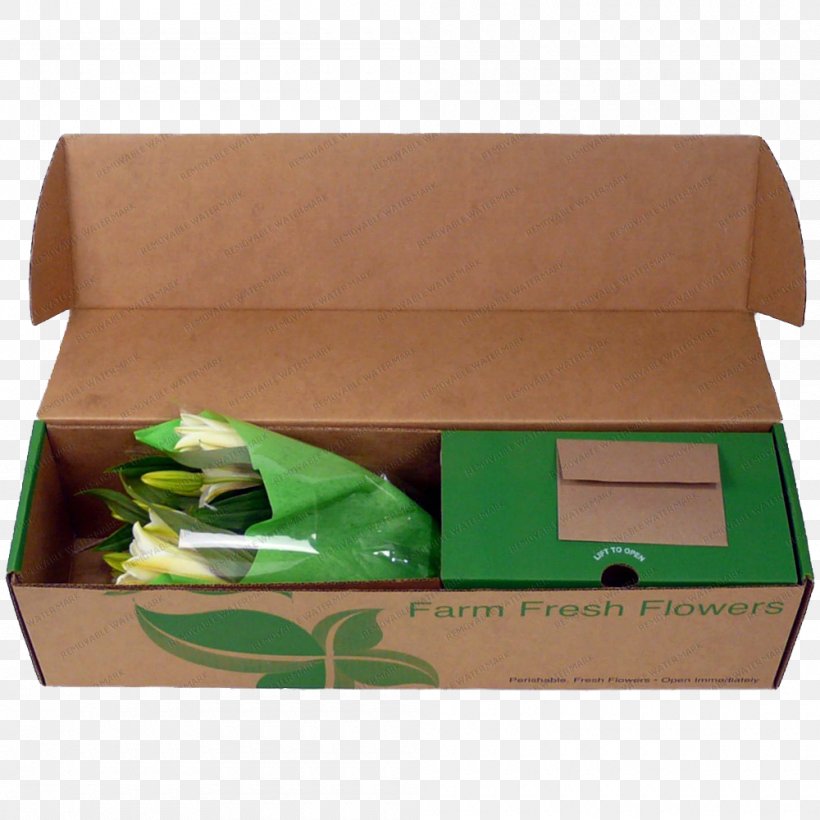 Box Paper Flower Bouquet Lilium, PNG, 1000x1000px, Box, Cardboard, Cardboard Box, Carton, Corrugated Box Design Download Free